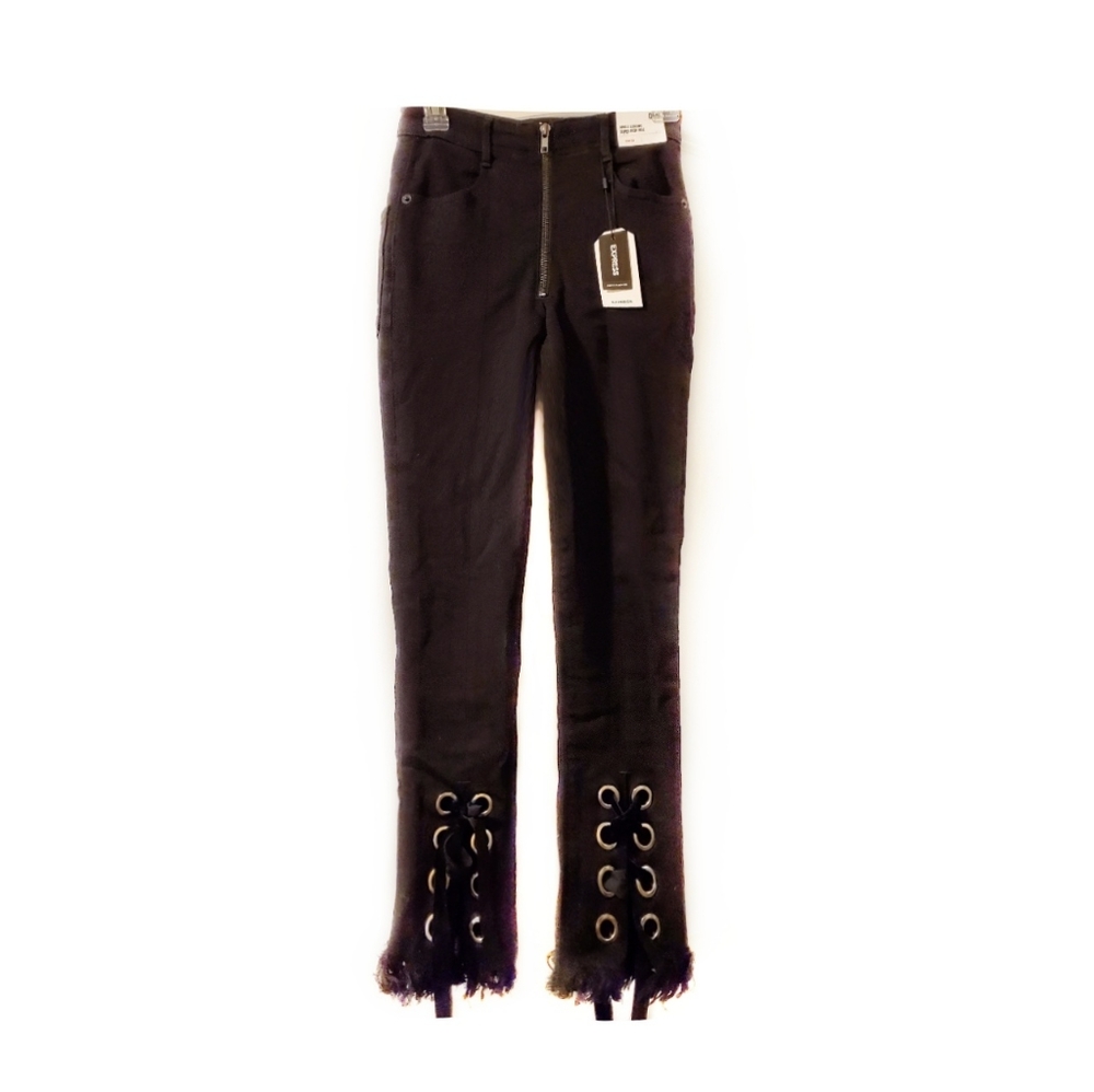 Express High-waisted Black Jeans